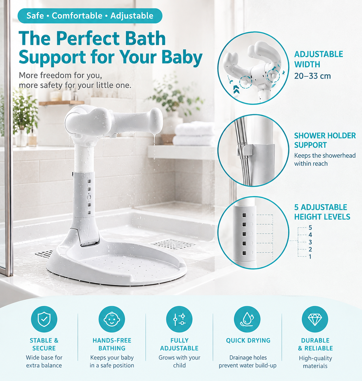 Bambilo Cloud Bath Support